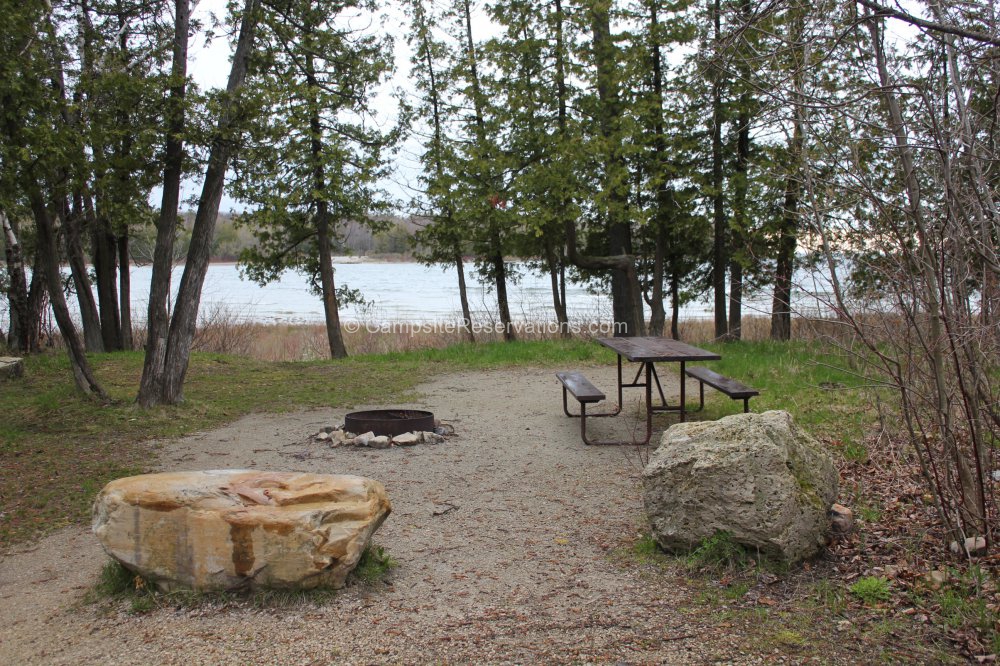 Photo of Campsite 860 in South Nicolet Bay Campground at Peninsula